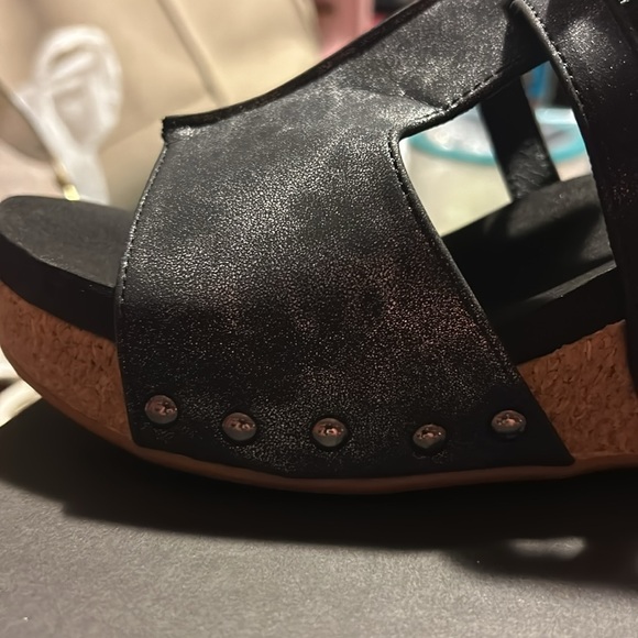 Black Metallic Wedge by Corky’s - Picture 4 of 5